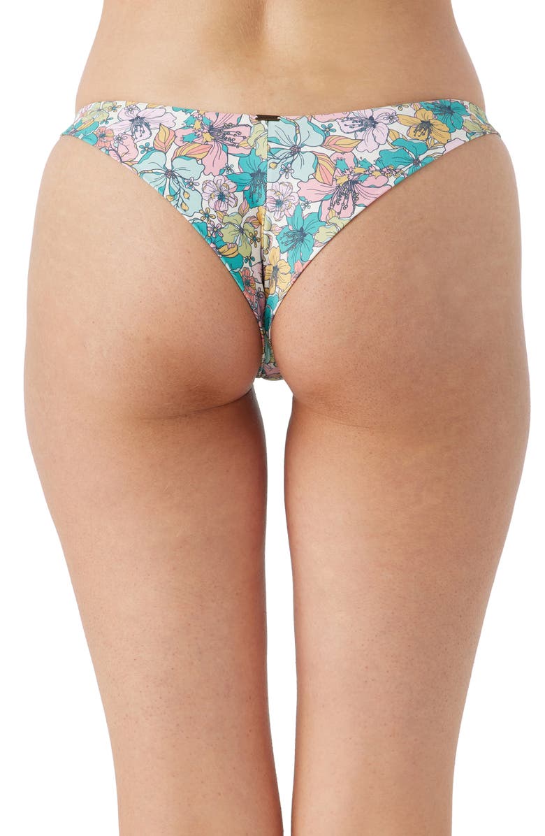O'Neill Janis Floral Hermosa Bikini Bottoms, Alternate, color,