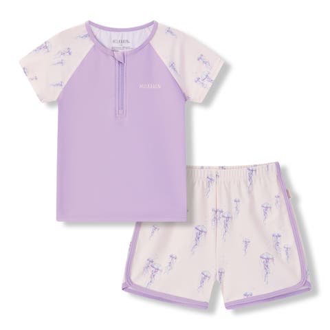 Zipper Top And Swim Trunks (Toddler)
