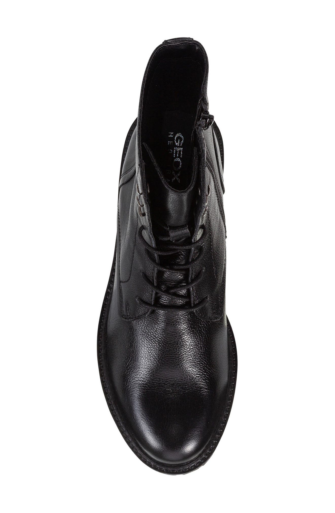 Hoara Lace-Up Boot, Alternate, color, BLACK