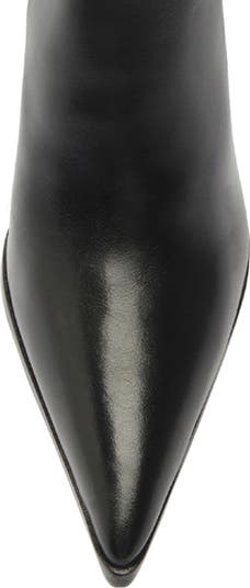 Mikki Up Block Pointed Toe Knee High Boot