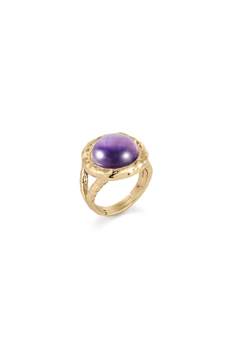 Aeolian Whispers Ring, Main, color, Gold & Crystal Clear
