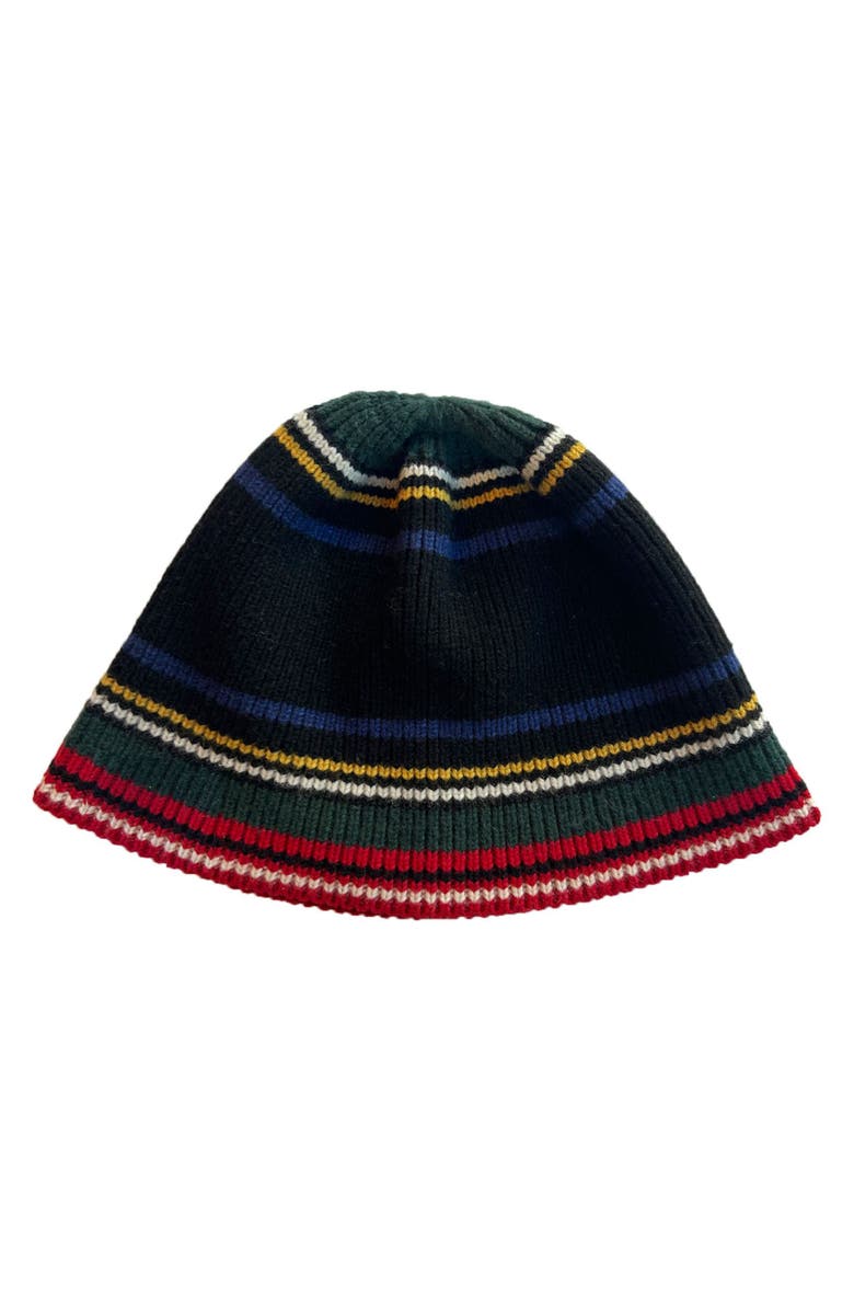 Polo Ralph Lauren Tartan Stripe Bucket, Alternate, color, Black Multi