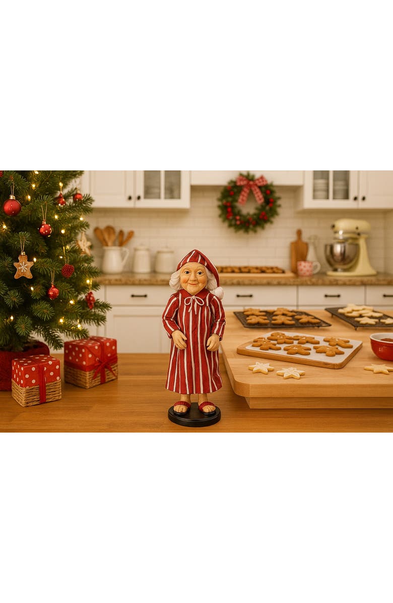 Gallerie II Ebenezer Scrooge Resin Gathered Traditions Joe Spencer Figure, Alternate, color, Red