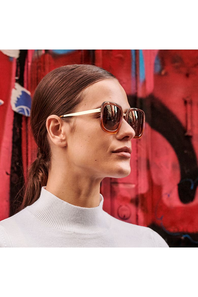 467 Sunglasses, Alternate, color, Orange Taupe