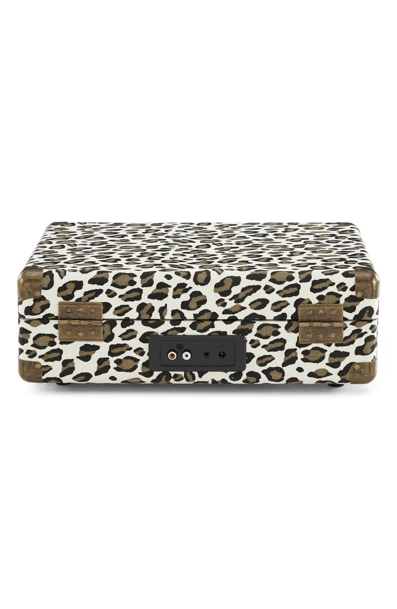 Crosley Radio Cruiser Plus Bluetooth Record Player, Alternate, color, Leopard