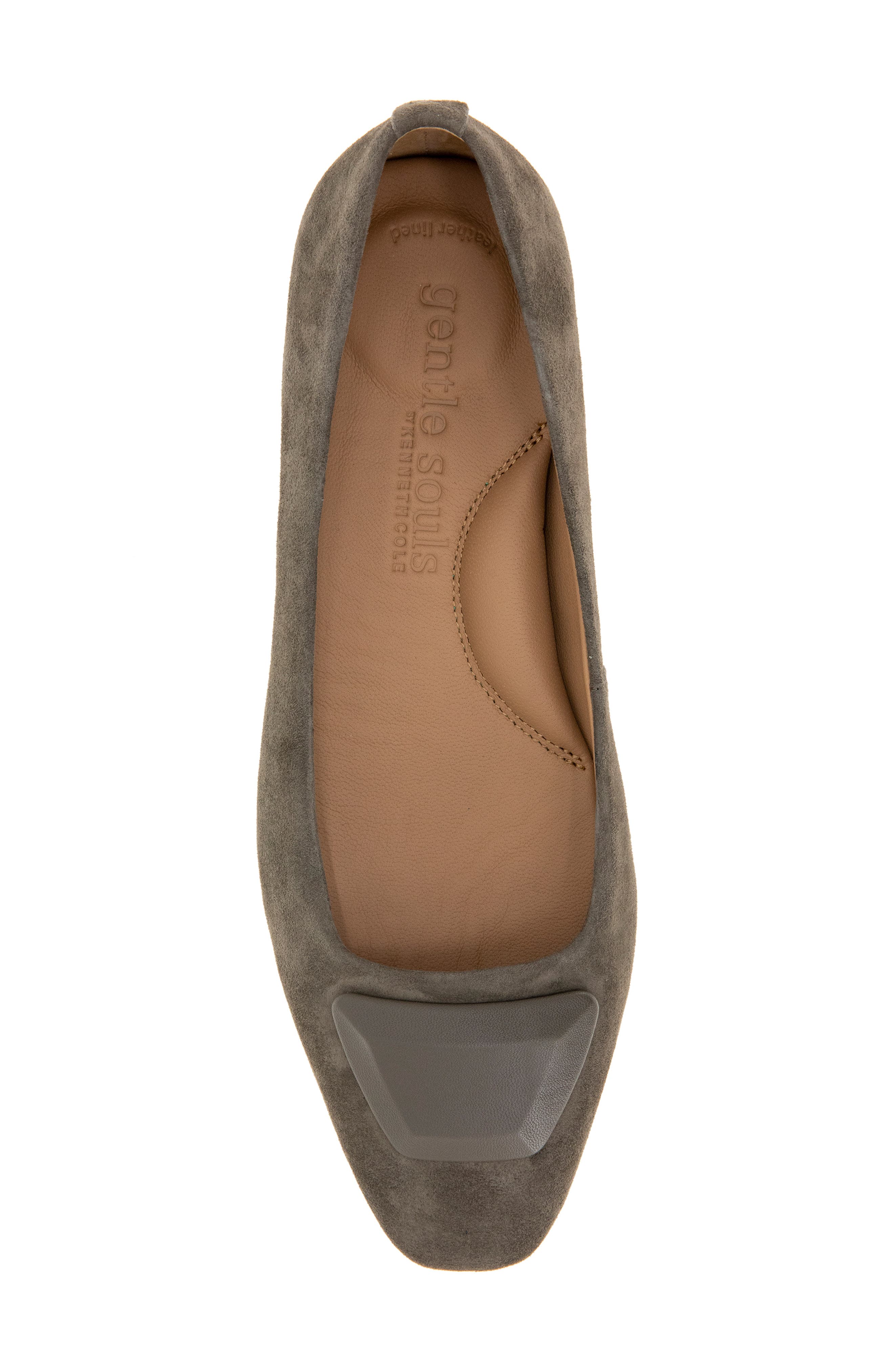 Hannette Ballet Flat, Alternate, color, SHITAKE SUEDE