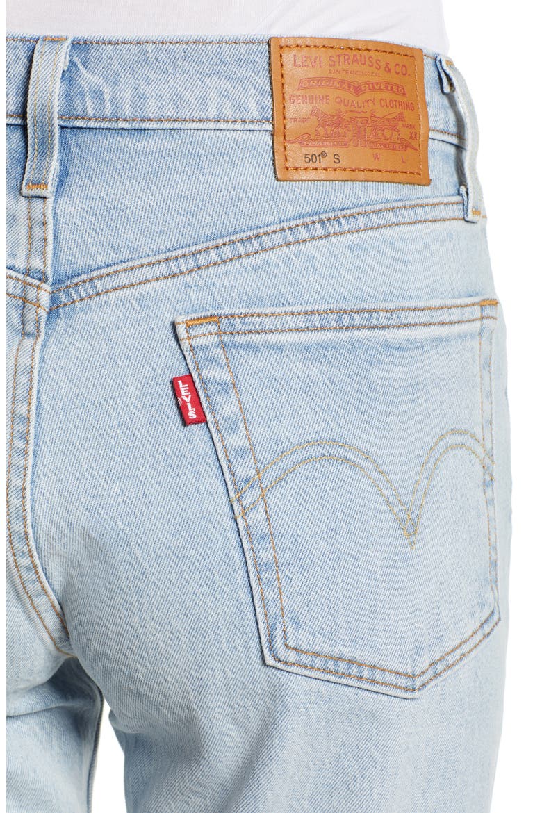 Levi's® 501® Ankle Slim Jeans, Alternate, color, TOWARDS THE SUN