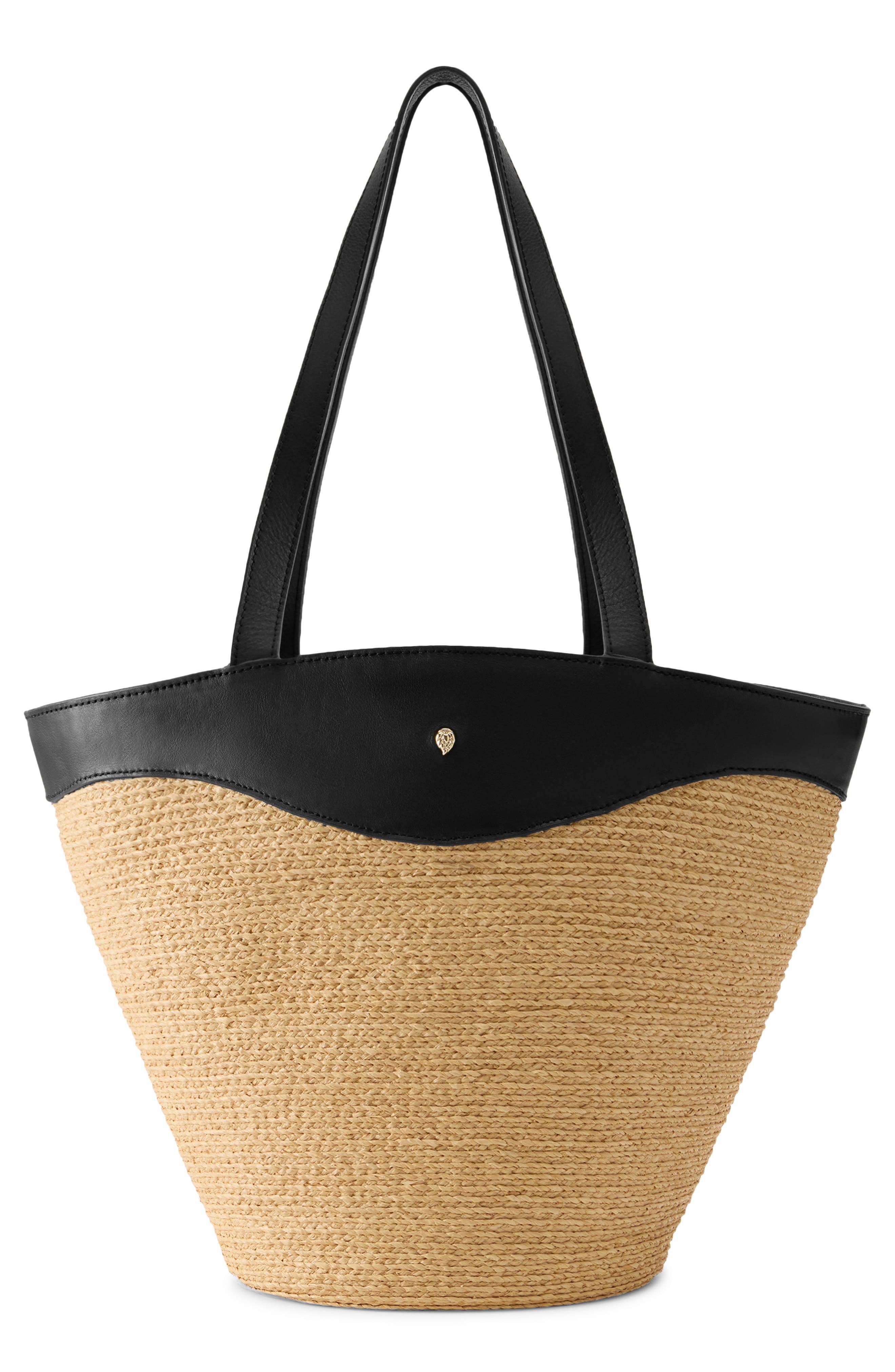 Helen Kaminski Nadee Braided Raffia Tote, Main, color, 