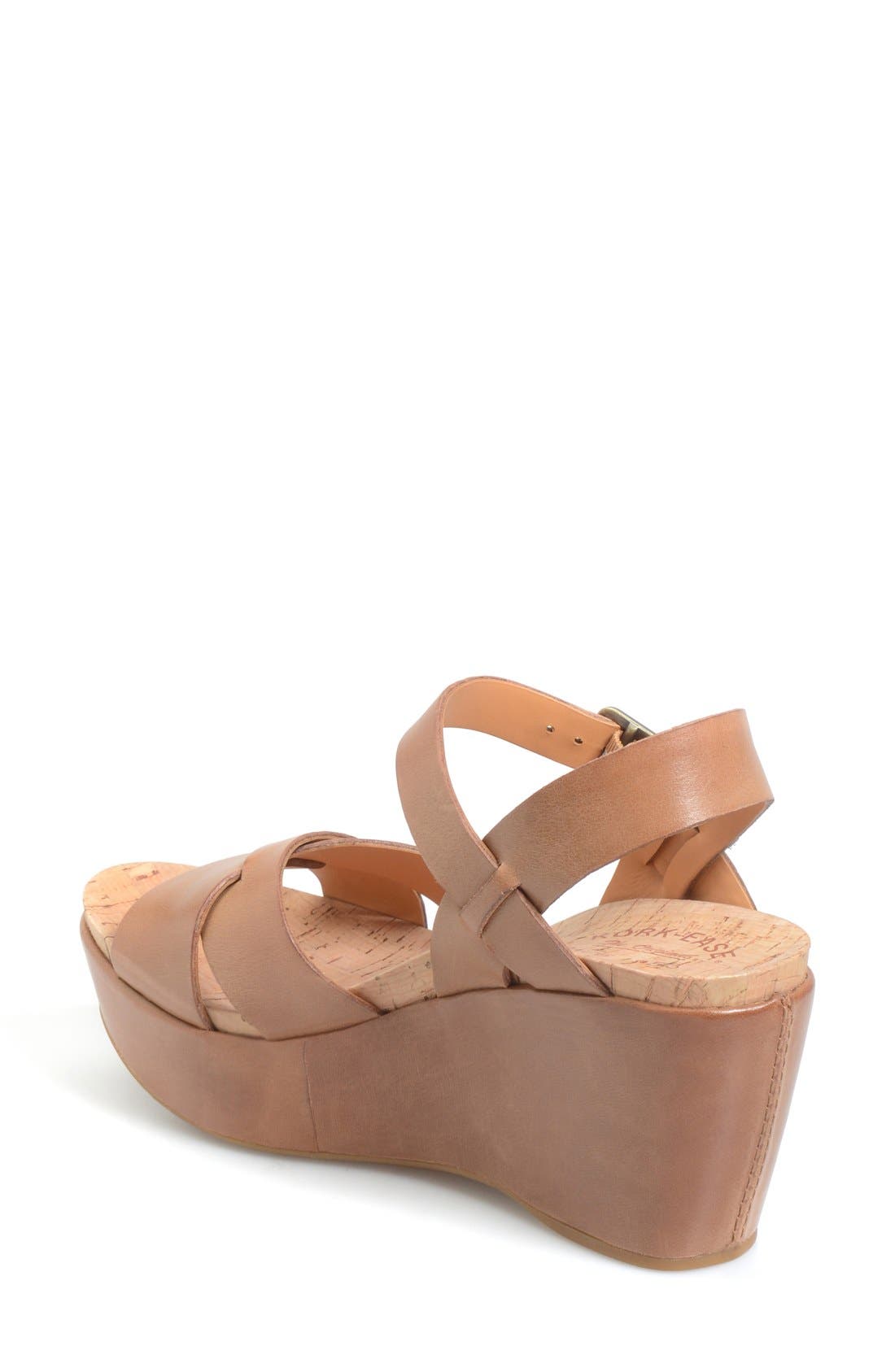 Kork-Ease<sup>®</sup> Ava 2.0 Platform Wedge Sandal, Alternate, color, Golden Sand