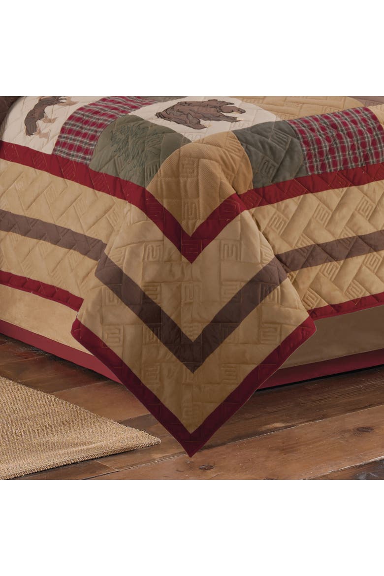 Big Sky Bed Skirt, Alternate, color, Brown