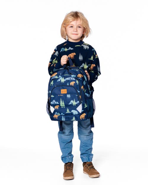 Deux Par Deux Little Kids Backpack Animal In Blue