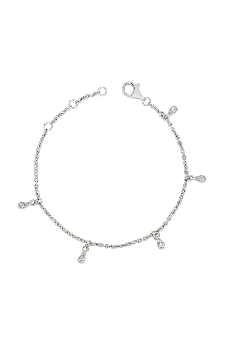 Skinny Drip Multi Bracelet, Main, color, Sterling Silver