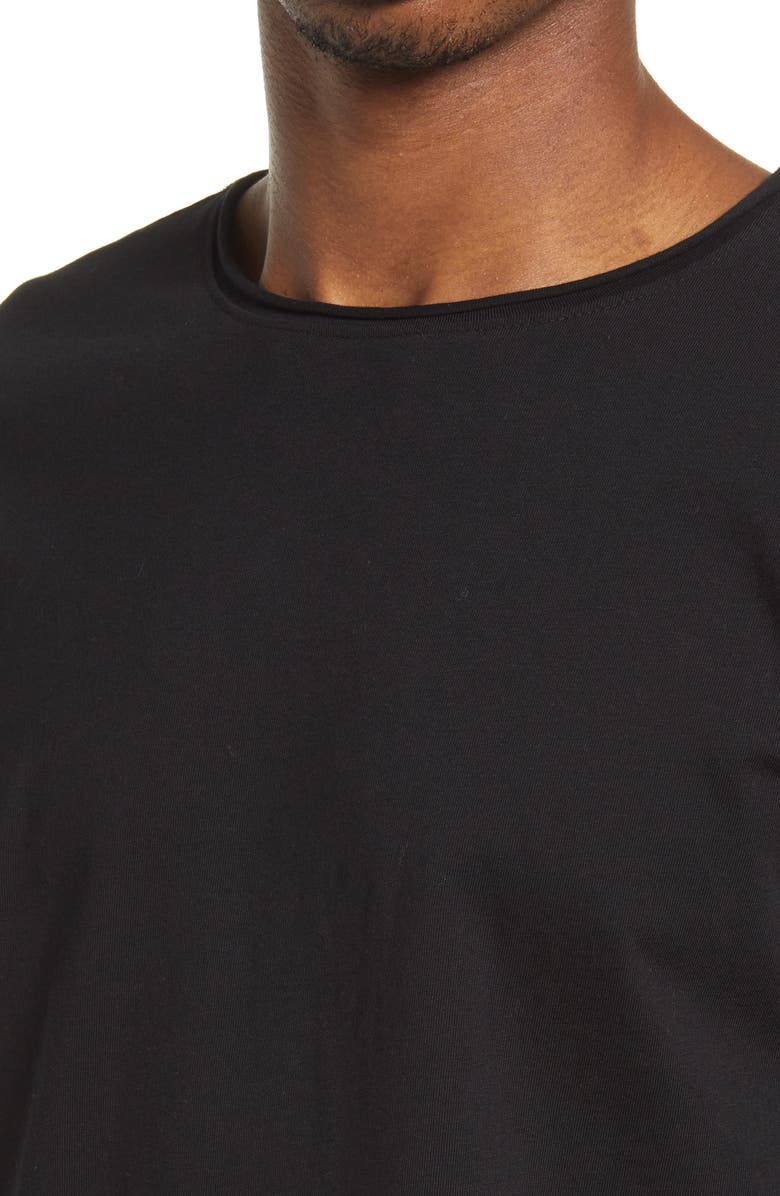 Scotch & Soda Raw Edge Organic Cotton T-Shirt, Alternate, color, 