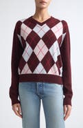 RÙADH The Academy Argyle Cashmere Sweater