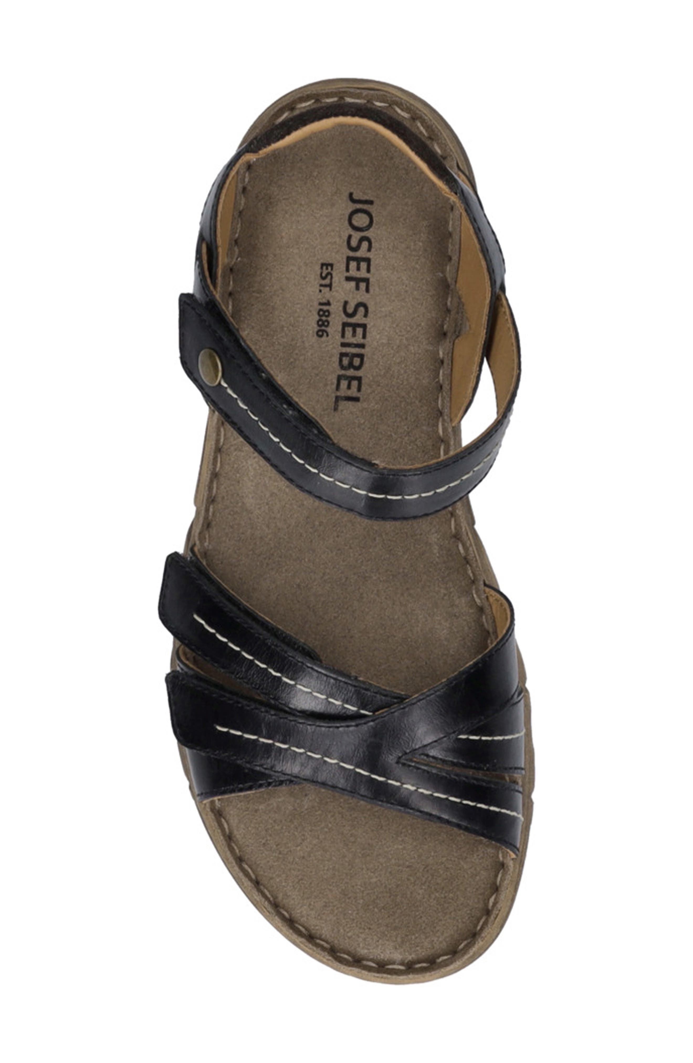 Josef Seibel Brenda 06 Sandal, Alternate, color, Black