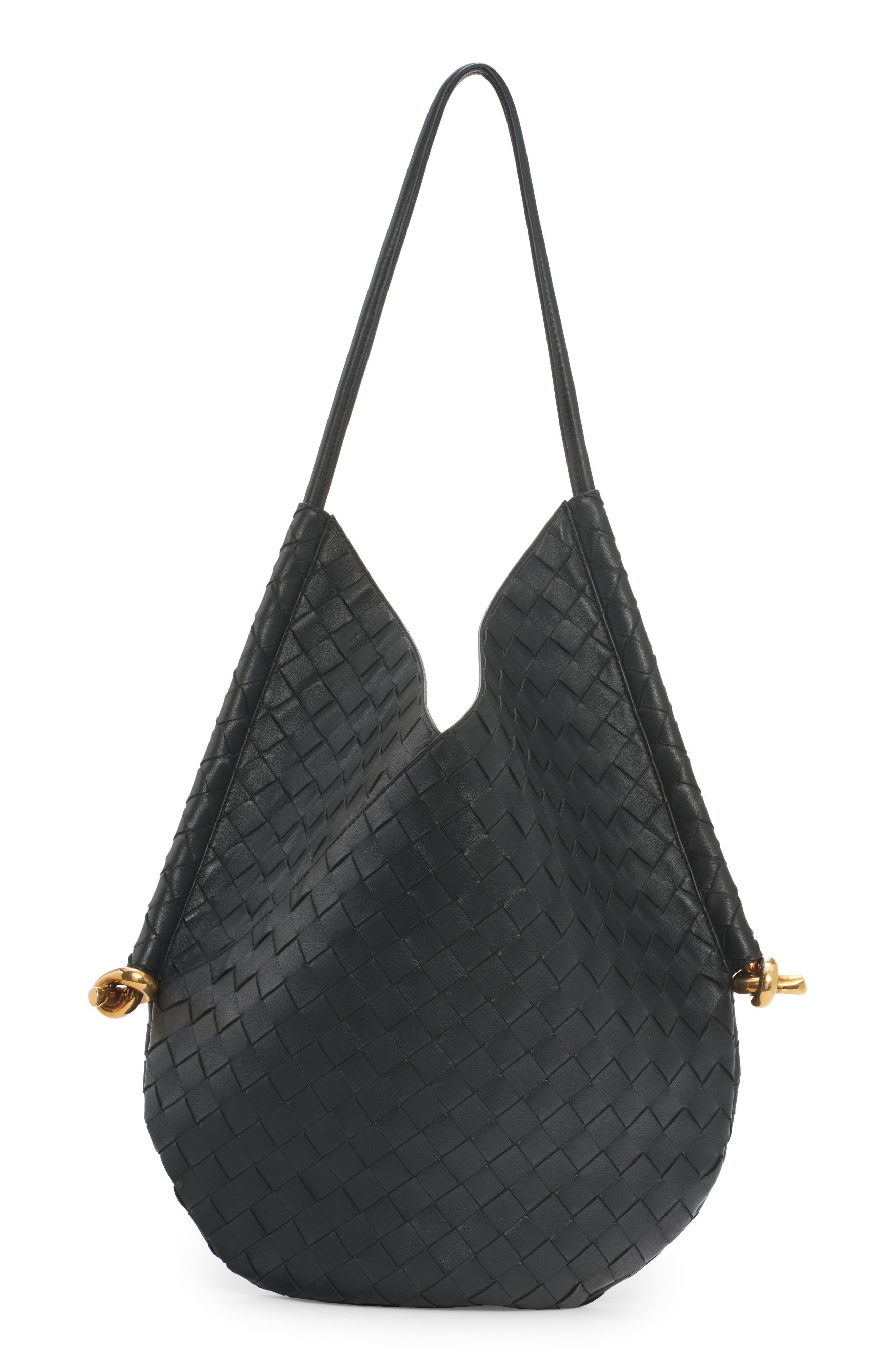 Bottega Veneta Intrecciato Leather Hobo, Main, color, 