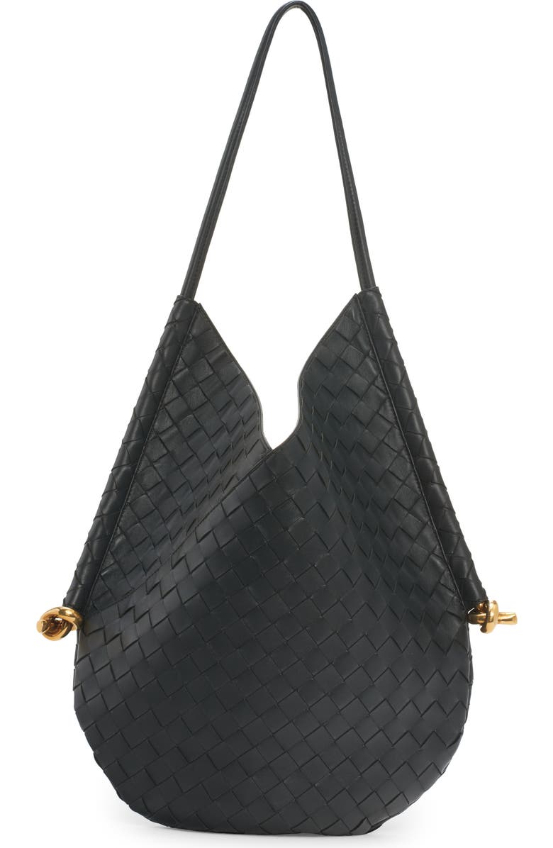 Bottega Veneta Intrecciato Leather Hobo, Main, color,