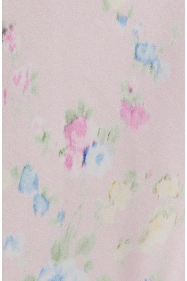 Lirena Floral Satin Top, Alternate, color, ROSY TRELLIS