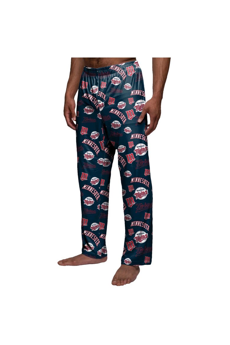 Men's FOCO Navy Minnesota Twins Cooperstown Collection Repeat Pajama Pants, Alternate, color, Navy