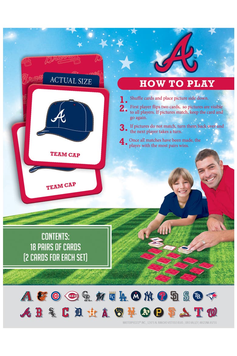 Atlanta Braves Matching Game, Alternate, color, Multicolor