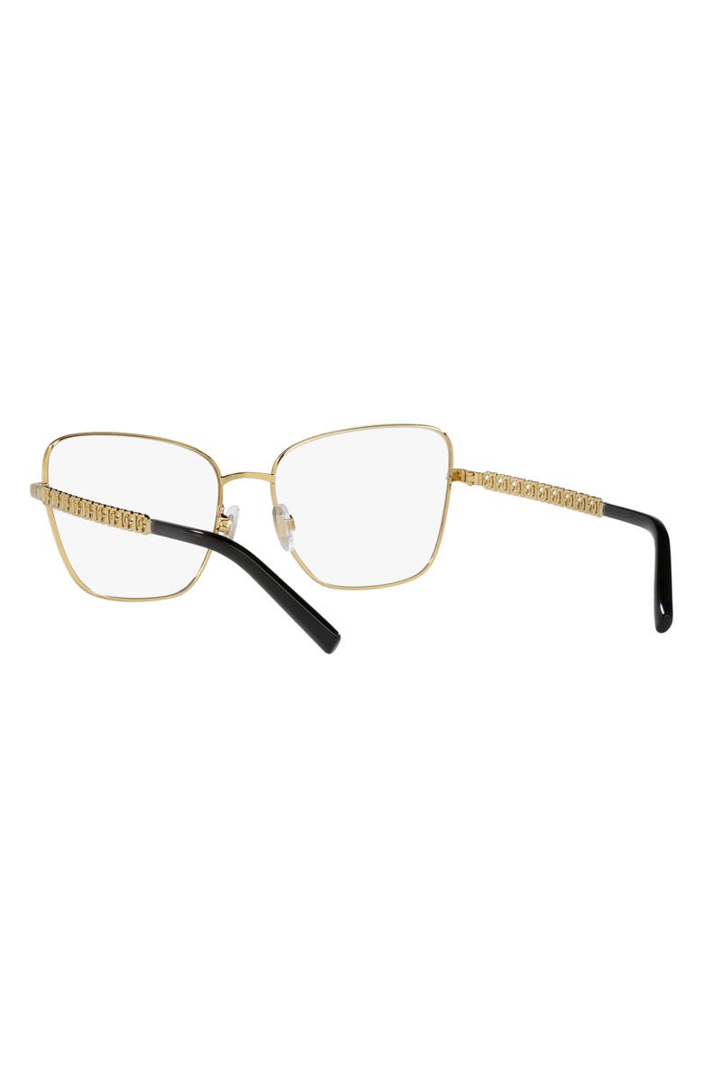 Dolce&Gabbana 57mm Butterfly Optical Glasses, Alternate, color, 