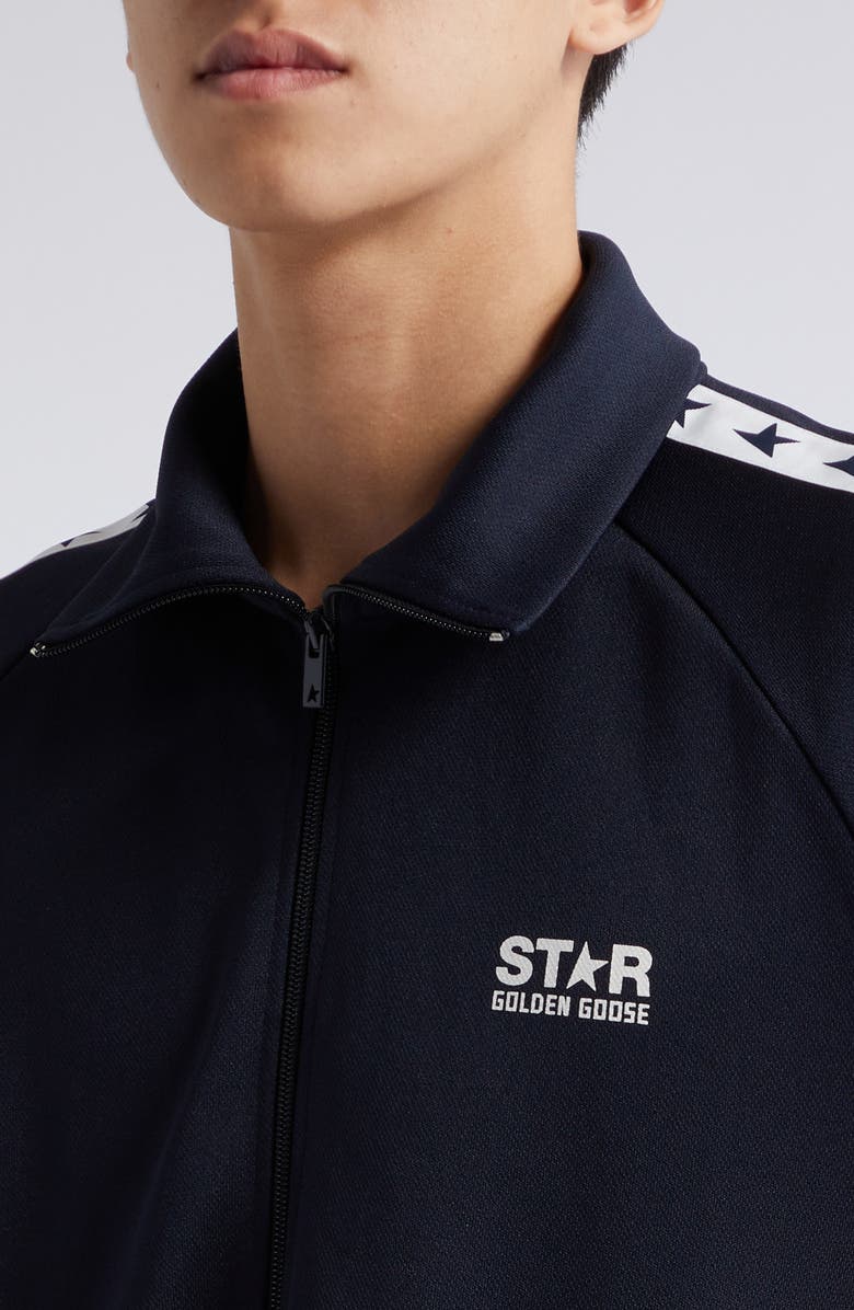Golden Goose Star Logo Track Jacket, Alternate, color, 