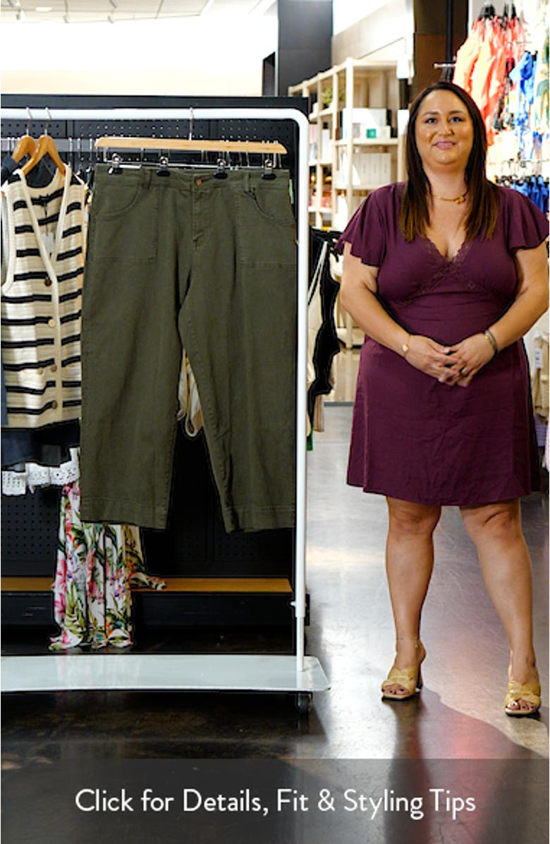 League Stretch Cotton Crop Utility Pants, sales video thumbnail