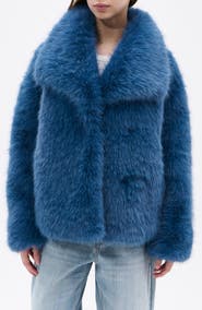 AZALEA WANG Regina Faux Fur Jacket