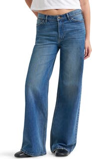 Wrangler Western High Waist Wide Leg Jeans