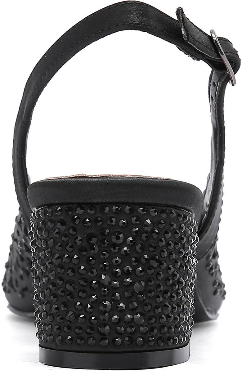 LADY COUTURE Donn Embellished Slingback Pump, Alternate, color, Black