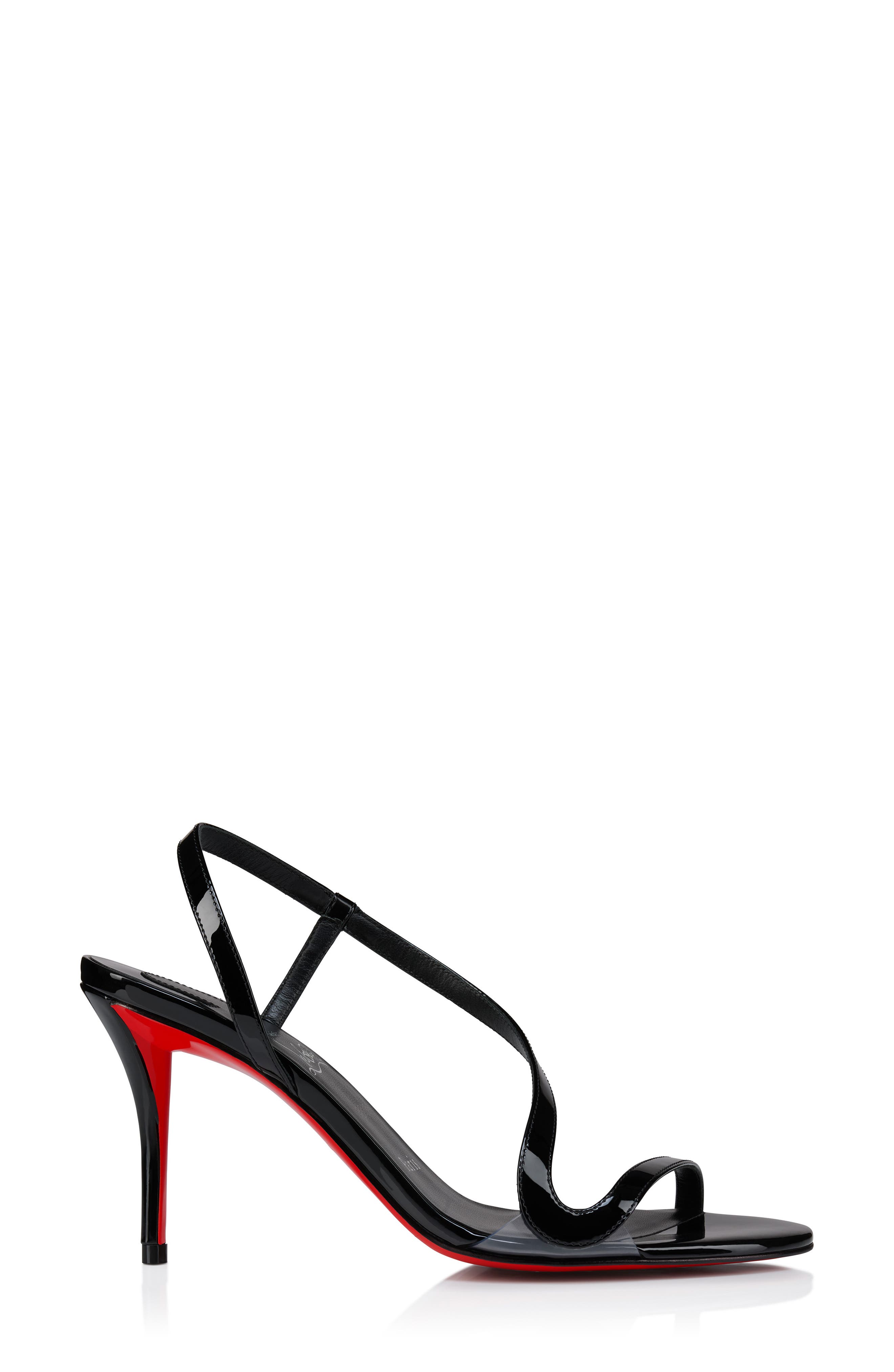 Christian Louboutin Rosa Z Slingback Sandal, Alternate, color, Black/ Black