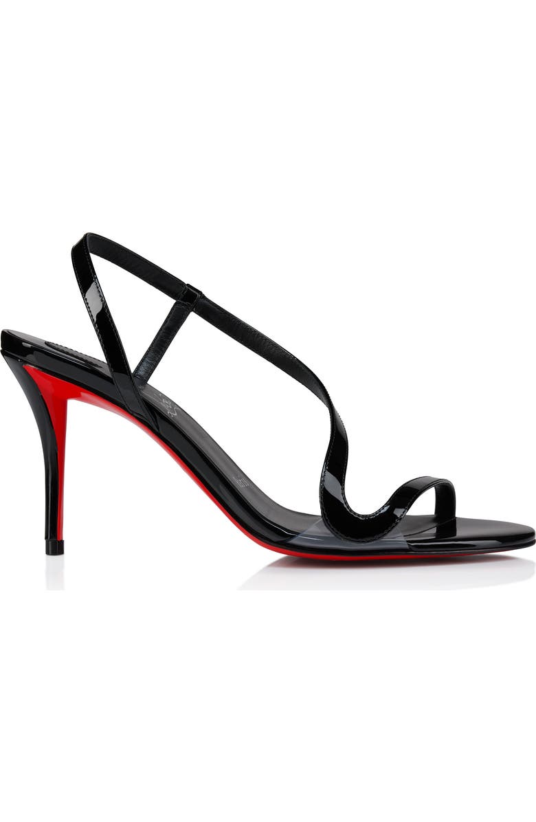 Christian Louboutin Rosa Z Slingback Sandal, Alternate, color, Black/ Black