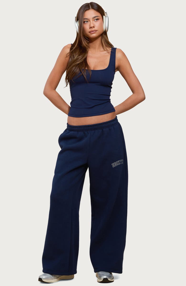 EDIKTED Kiarra Scoop Neck Crop Tank, Alternate, color,