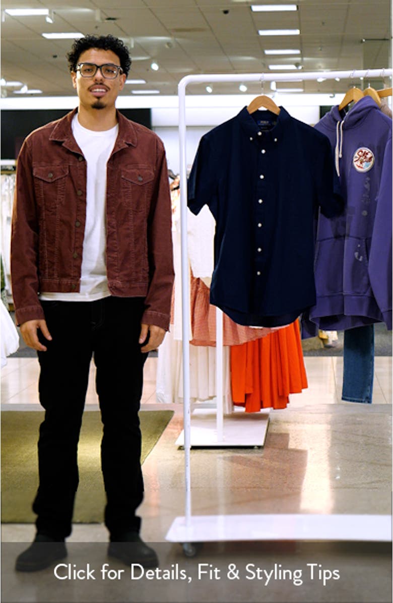 Solid Short Sleeve Cotton Seersucker Button-Down Shirt, sales video thumbnail