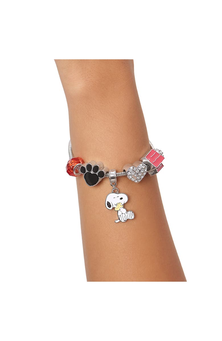 Snoopy Charm Bracelet - 6 Unique Charms, Alternate, color, Multi