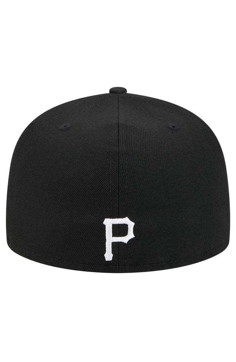 New Era Men's New Era Black Pittsburgh Pirates Ransom 59FIFTY Fitted Hat, Alternate, color, Black