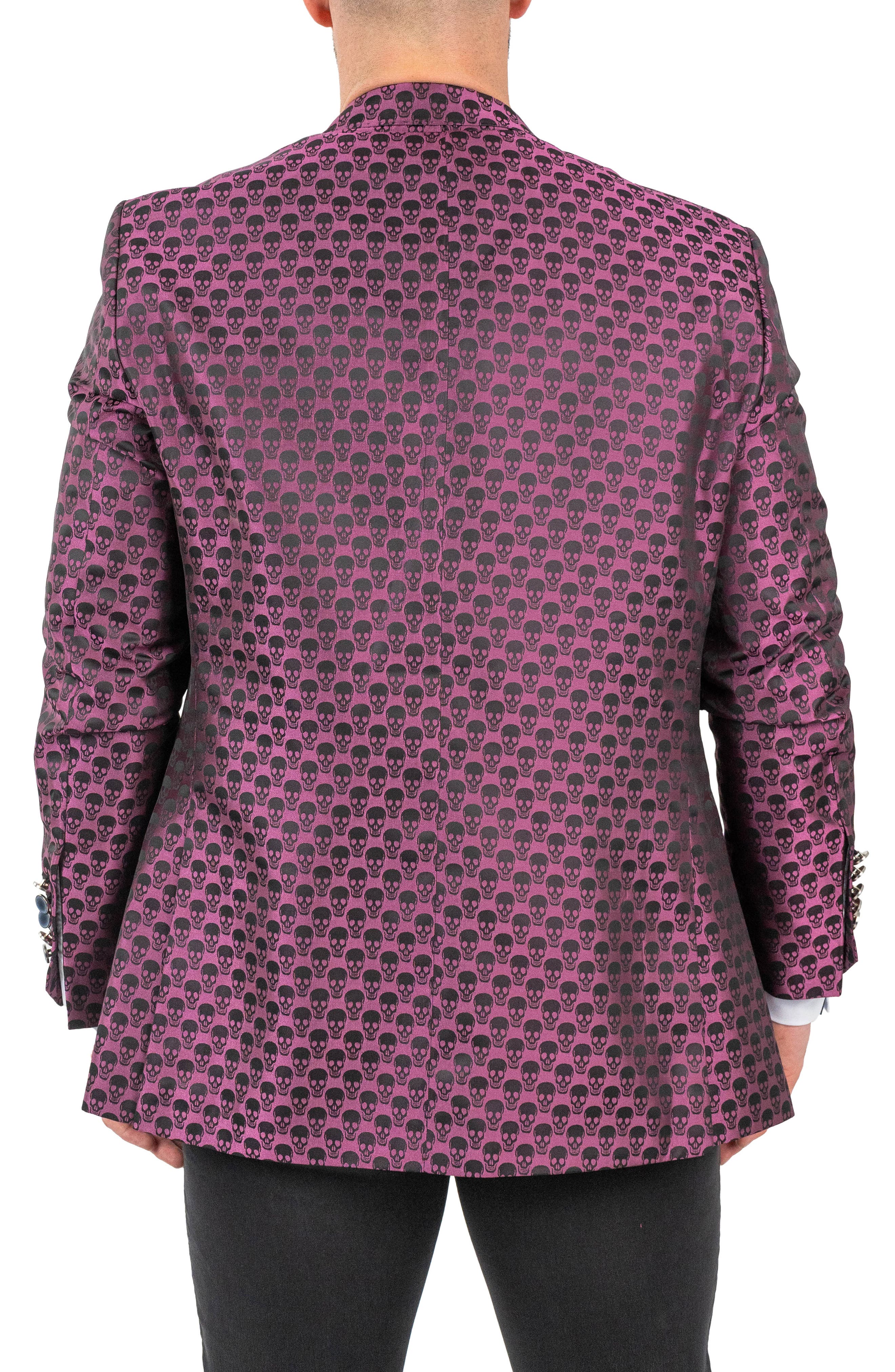 Skullrepeat Pink Jacquard Blazer - image 2