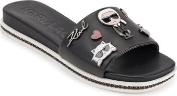 Karl Lagerfeld Paris☆Jeslyn Cate Pins 装飾スライド サンダル KARL LAGERFELD PARIS Jeslyn Cate Pins Embellished Slide