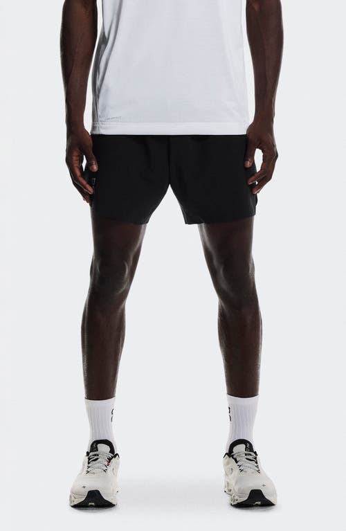 On Training Shorts In Black