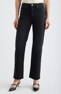 PAIGE Stevie High Waist Straight Leg Jeans