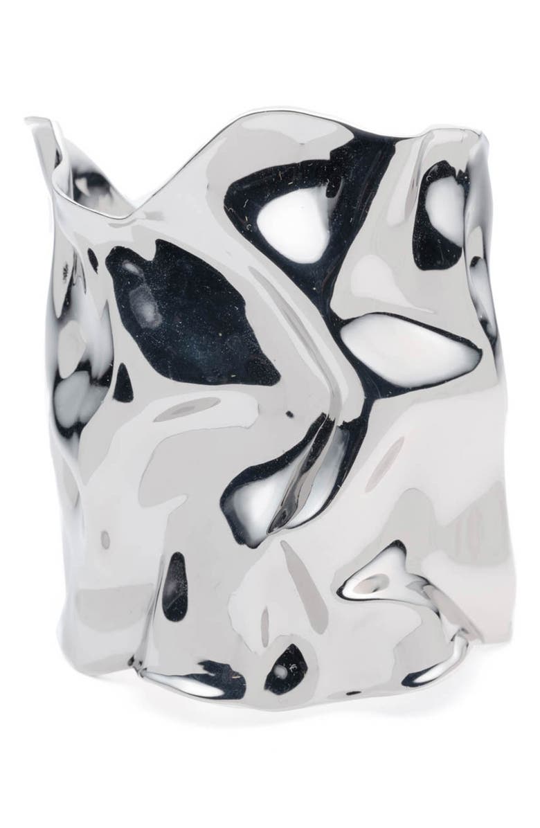 Alexis Bittar Crumpled Wide Cuff, Main, color, 