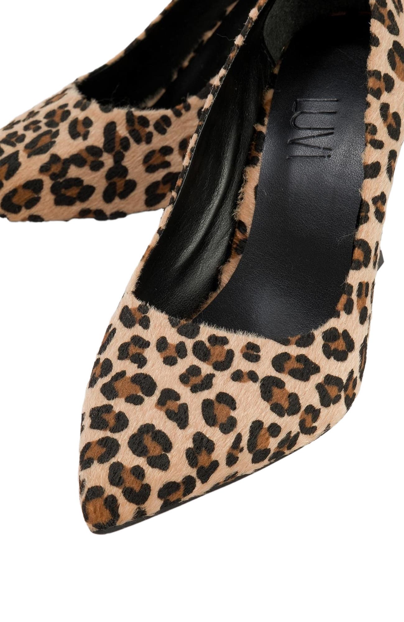 Prologue Shoes Forest Pointed Toe Pump, Alternate, color, Leopard Faux Leather