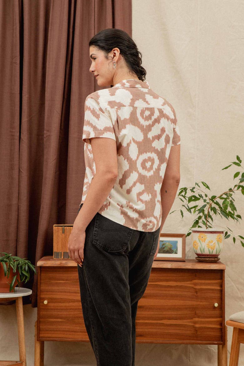 Wren Shirt, Alternate, color, Pop Leaf