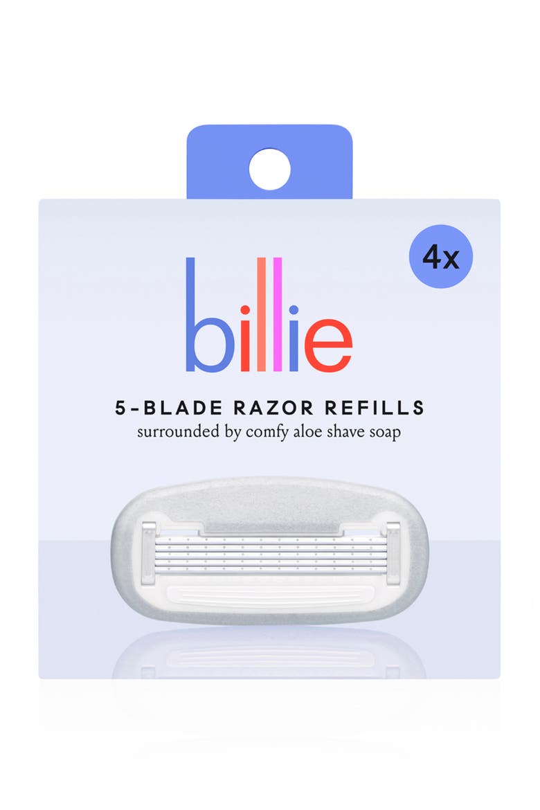 5-Blade Razor Refills 4-Pack, Main, color, NONE