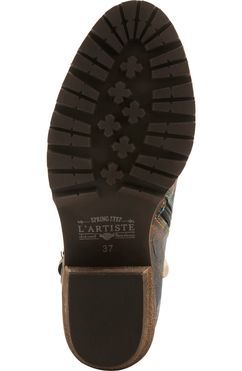 L'Artiste by Spring Step Farruko Bootie, Alternate, color, Navy Multi