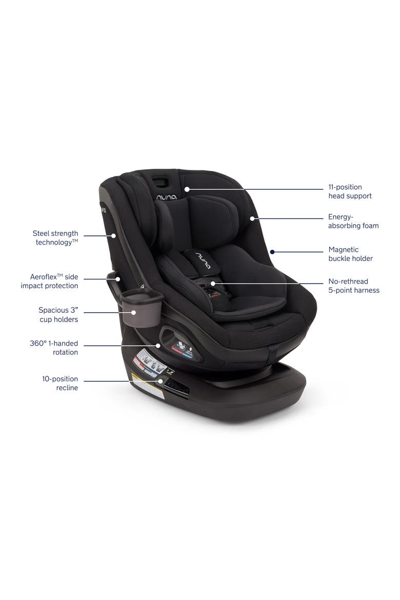 REVV maxx Convertible 360° Rotating Car Seat, Alternate, color, MIDNIGHT