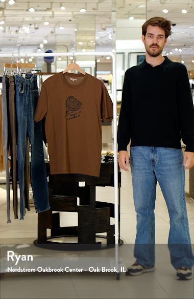 Tシャツ・カットソー Carhartt S/S Move On Up T-Shirt (50215) Carhartt WIP S/S Move On Up T-Shirt, White / Black