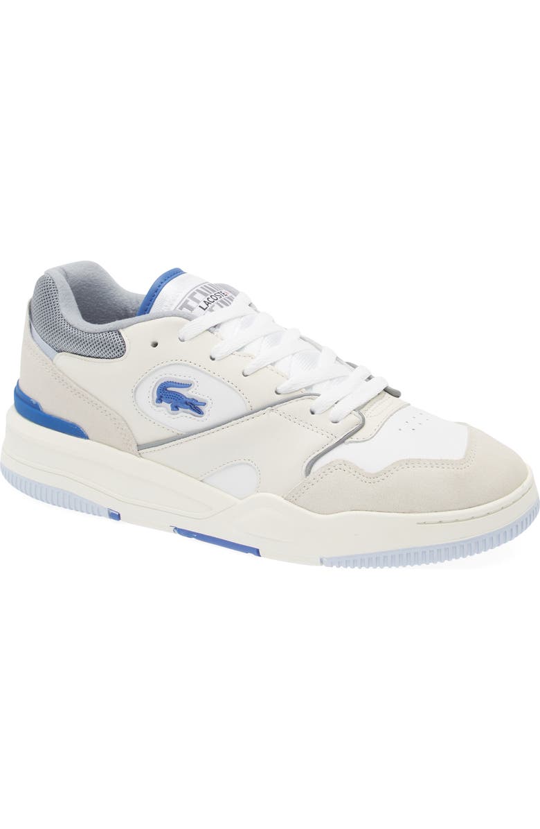 Lacoste Lineshot 124 Sneaker, Main, color, White/ Light Blue