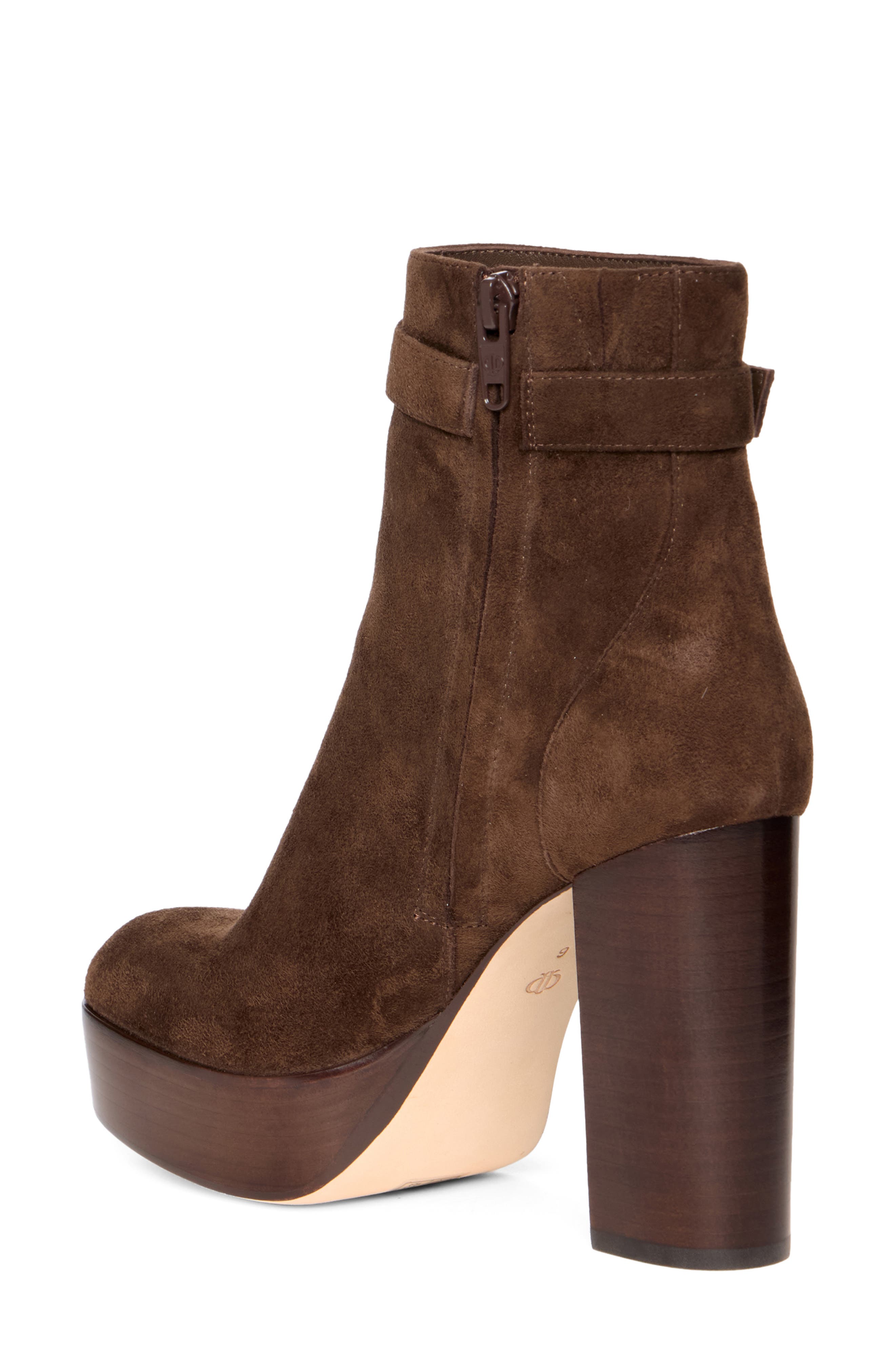 Maris Platform Bootie, Alternate, color, CHOCOLATE
