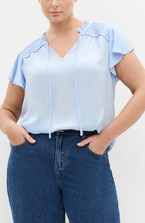 Drama Queen Woven Shirt (Plus)